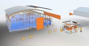 Conception BIM de la Halle de tennis de Servon-sur-Vilaine