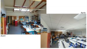 Classe 2 coté couloir